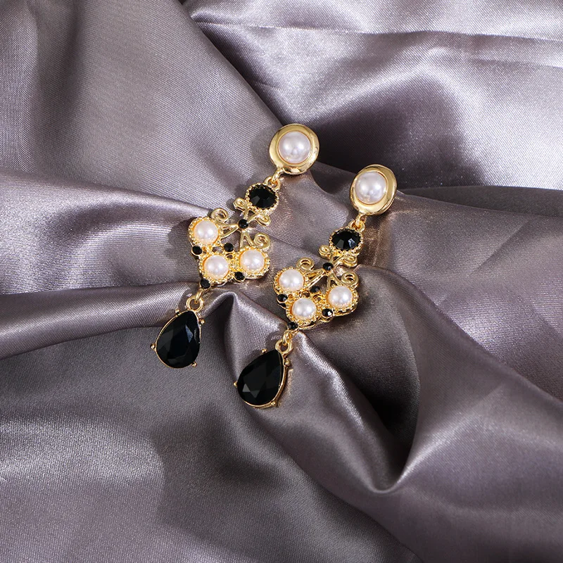 Женские серьги подвески со звездами в Корейском стиле с кольцами и кристаллами