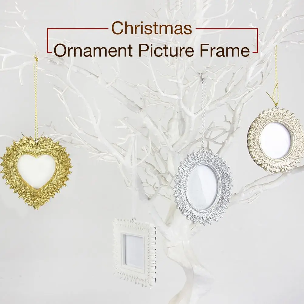 

Рождественское украшение, фоторамка «сделай сам», подвеска в виде елки для дома, Рождество, Новый год
