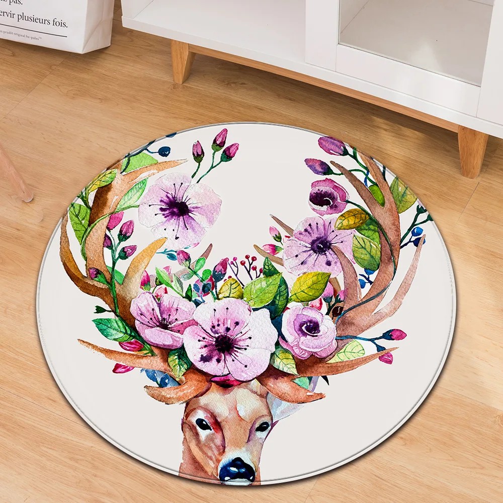 Ковер для гостиной круглый ковер спальни напольный коврик прихожей Детские