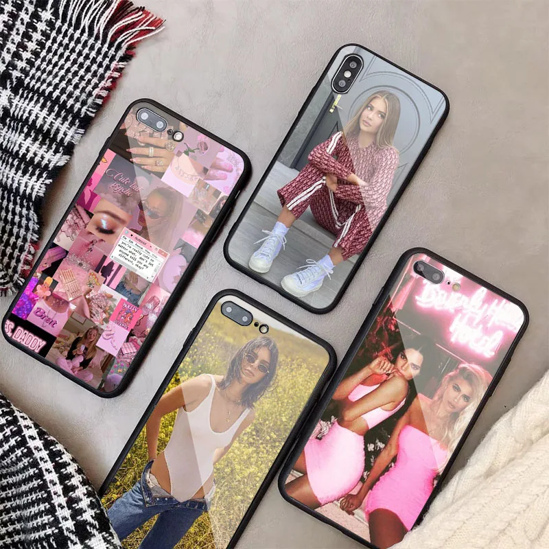 Чехол для телефона Jenner из закаленного стекла iPhone 5 5S 6 6plus 7 8 plus X XR XS Max 11 PRO SE 2020 |