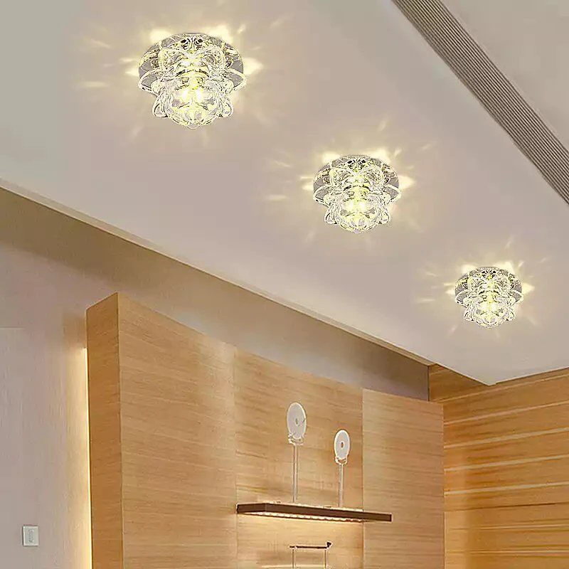 

LED Pathway Light Lotus Shape Chandelier Fashion Light Lotus Crystal