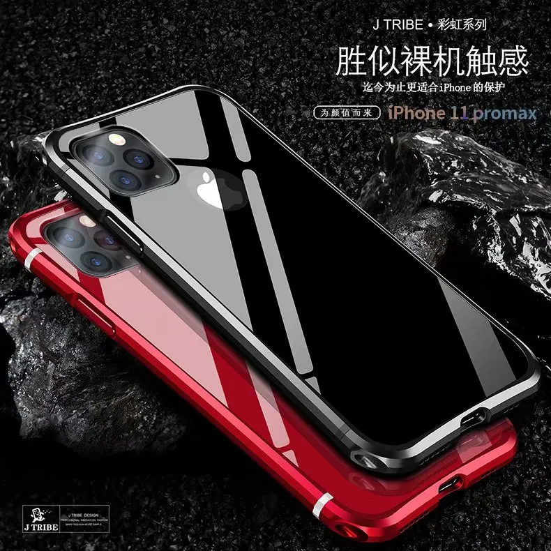 Роскошный Алюминиевый Чехол для iPhone 11 Pro металлический чехол для iPhone 11 Pro Max жесткий чехол для телефона iPhone 11 11Pro противоударный чехол
