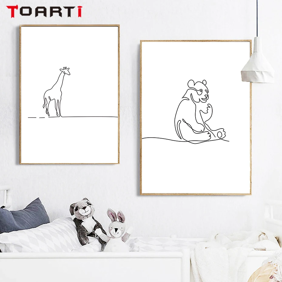 Постер и печать в скандинавском стиле черная картина декор для гостиной дома