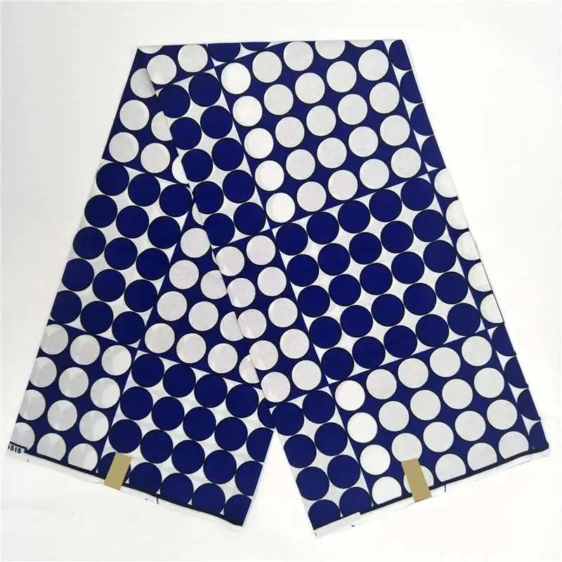 Сине белая африканская восковая ткань с принтом энакра настоящий принт