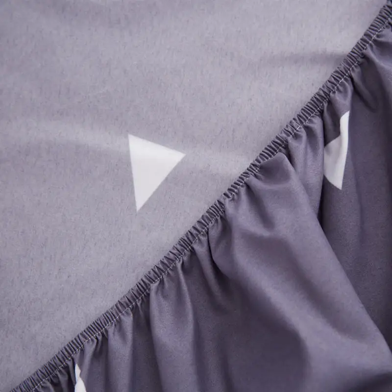 

1pc Printed Cotton Fitted Sheet Mattress Cover Sheets For Bed Four Corners With Elastic Band Bed Sheet(No Pillowcases)bed cover