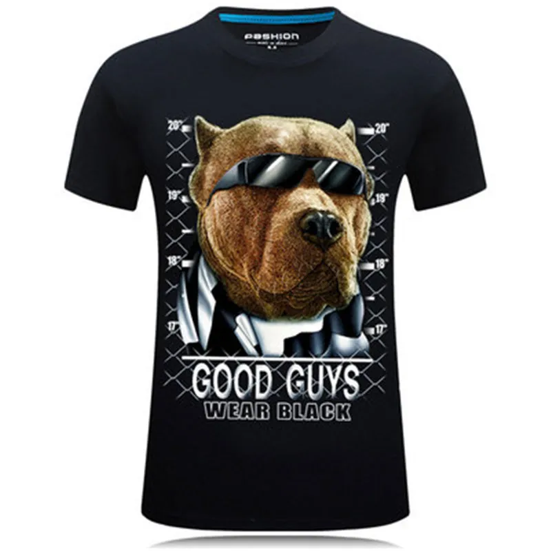 

Summer 2020 new 3D printed T-shirt animal print men's T-shirt print casual T-shirt O-neck hip hop short sleeve size S-6XL