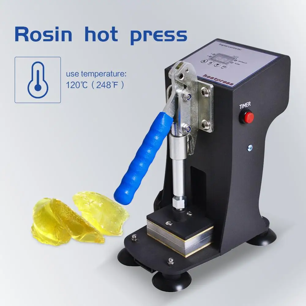 

Mini Portable Heat Press Machine Durable Professional Practical Double Heat Aluminum Plate w/ Display Timer Press Machine