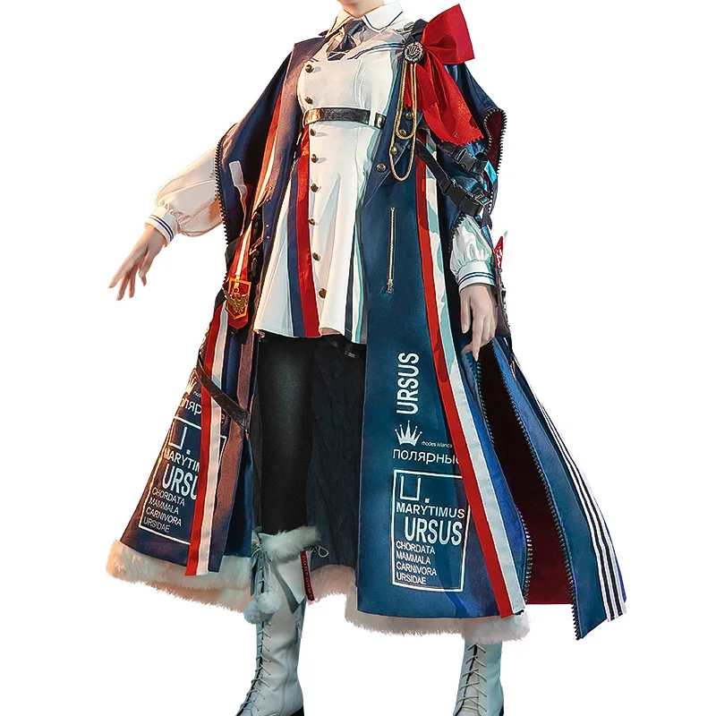 

Anime Arknights Nataliya Andreyevich Rostov RHODES ISLAND Game Uniform Cosplay Costume Halloween Carnival FreeShipping 2020
