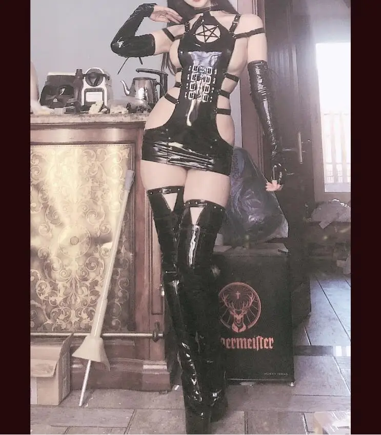 

Костюм для косплея серии Demon hunter для частной фотосессии, сексуальное нижнее белье, бикини