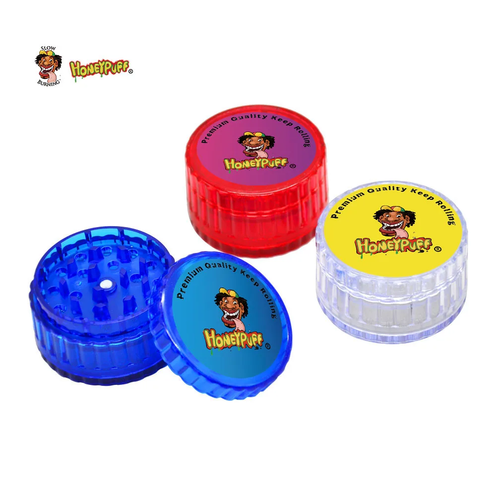 HONEYPUFF Премиум намагничать пластиковые травы шлифовальные станки 63 мм 4 слоя