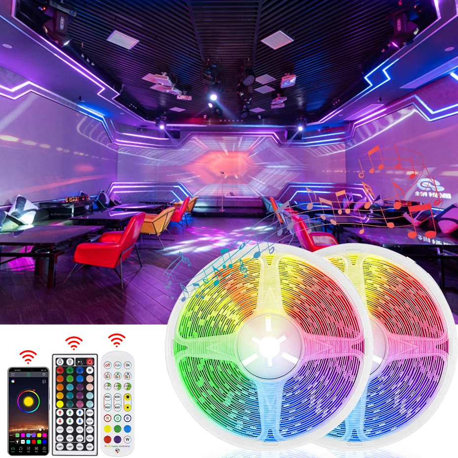 

Светодиодная лента Tuya с поддержкой Wi-Fi, 12 В, 5050 дюйма