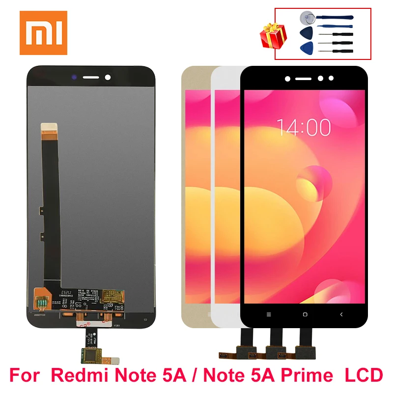 ЖК дисплей 5 дюйма для XIAOMI Redmi Note 5A сенсорный экран с рамкой Xiaomi Prime Y1 / Lite