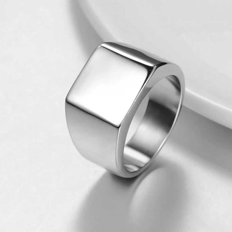 Кольца из нержавеющей стали для мужских колец ювелирные изделия влюбленных панк