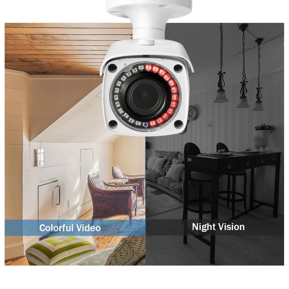 IP-камера HJT с Wi-Fi Full-HD 2 0 МП 5-кратный зум слот для SD-карты датчик движения