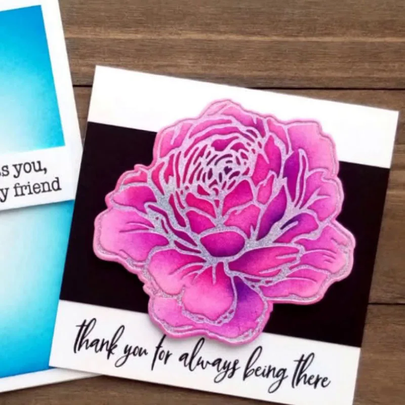 

Metal Cutting Dies And Corresponding Hot Foil Plate For Scrapbooking Craft Die Cut Card Making Embossing Stencil Photo Red Rose