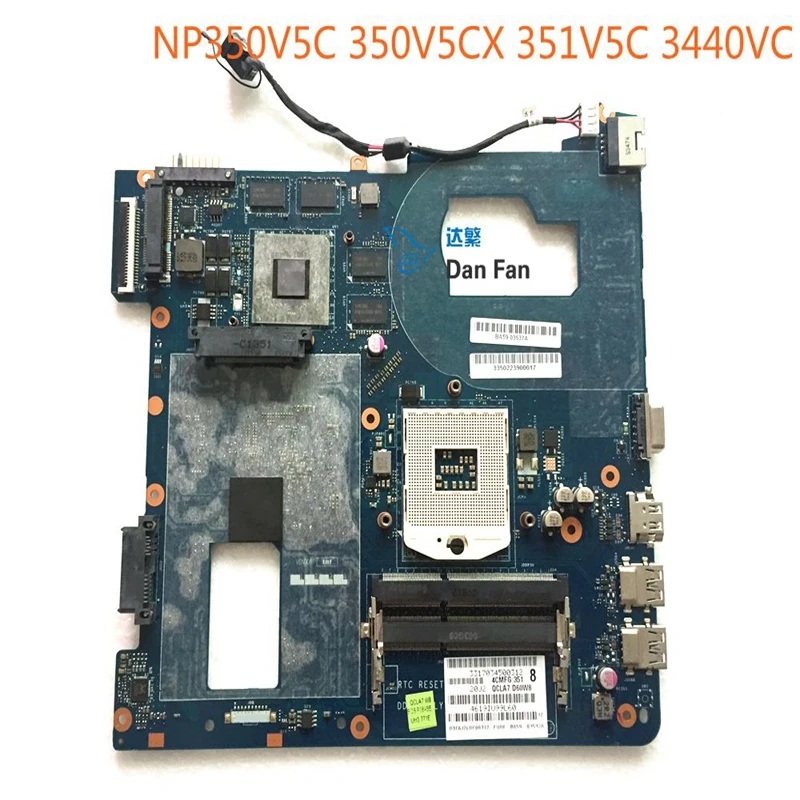 

Семейная материнская плата для ноутбука Samsung NP350, NP350V5C, 350V5X, QCLA4 100%, протестирована, полностью работает