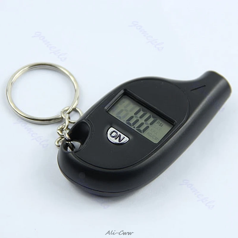 

Mini LCD Digital Tire Tyre Keychain Air Pressure Gauge For Car Auto Motorcycle