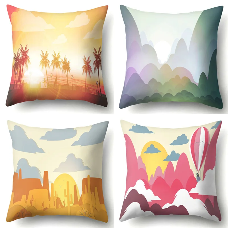 Чехол наволочка для подушки с изображением сезона|Наволочки| |