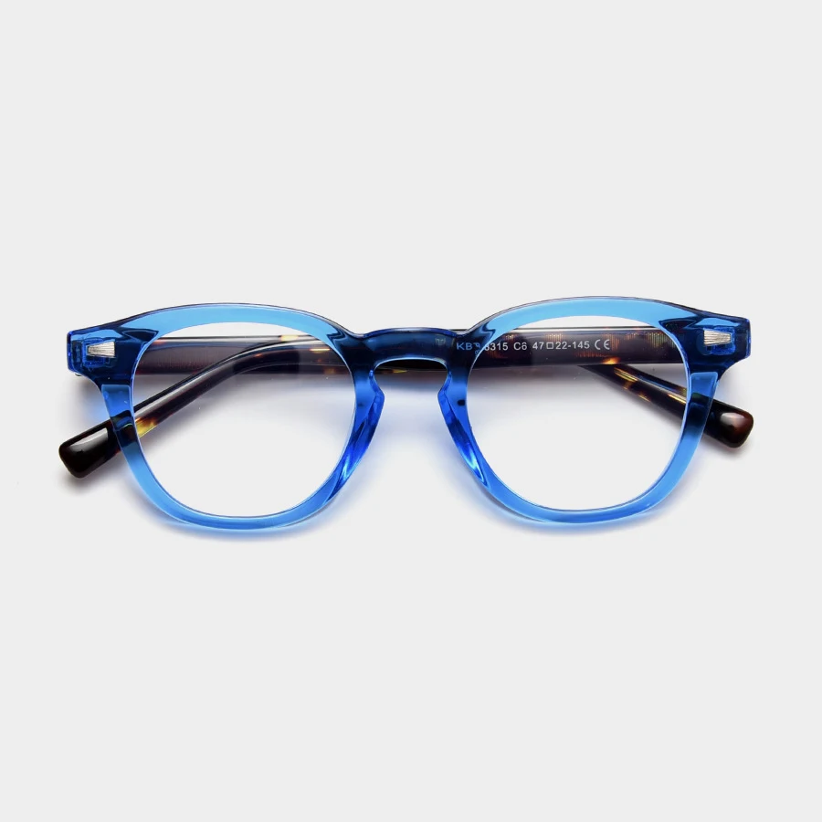 

Retro Round Glasses Women Street Photography Fashion Eyewear Literary Eyeglasses High Quality Optical Acetate Frames