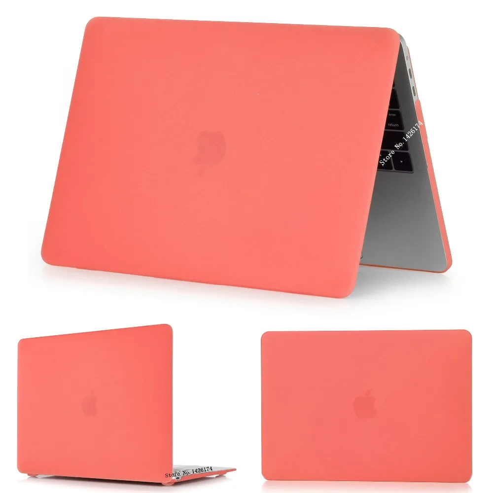 Кристальный \ матовый чехол для Apple Macbook Air Pro retina 11 12 13 15 дюймов сумка для ноутбука, для нового Mac book Air Pro 13,3 чехол A1932+ подарок
