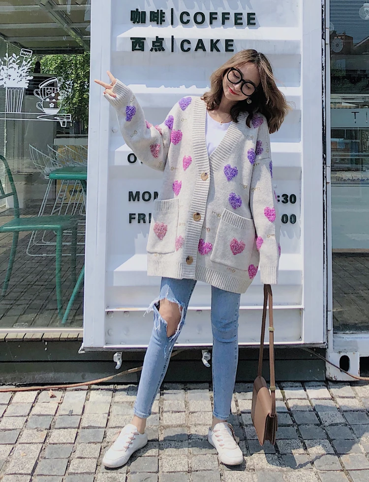 Женский длинный кардиган оверсайз утепленный жаккардовый свитер свободного