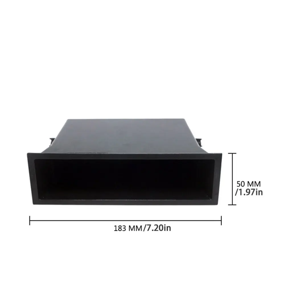 

Single Pocket Fascia Din Car Vehicle Radio Cd Storage Box for Nissan Car Accessories Universal Install Racing Kit