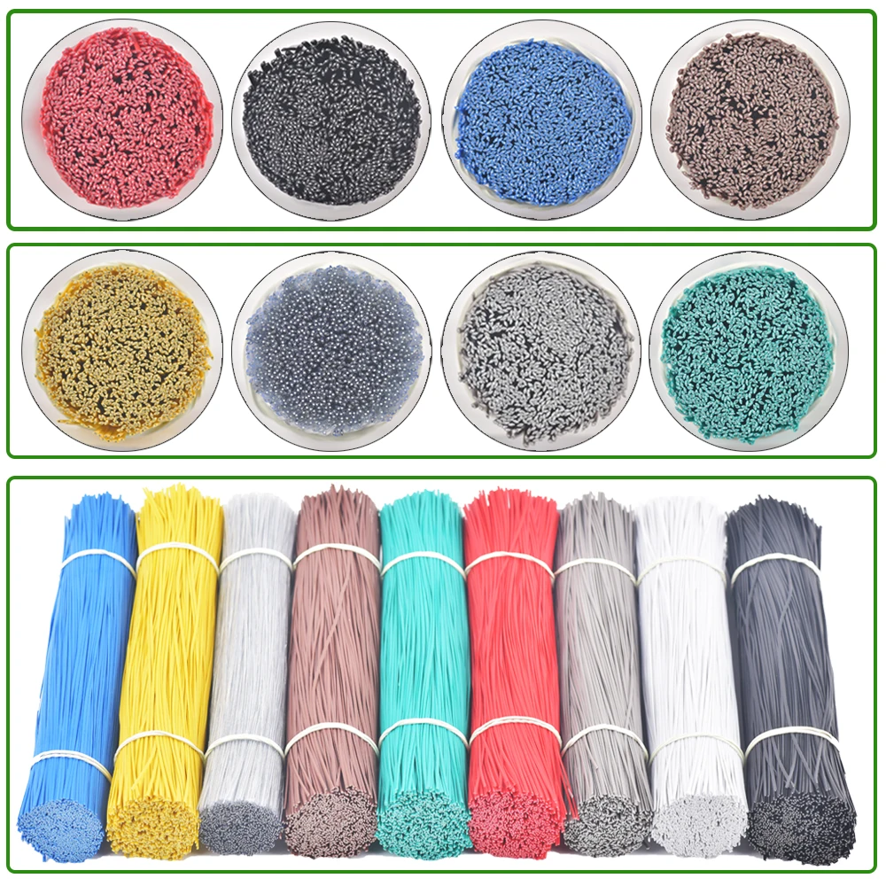 

100PCS Gardening Cable Ties Reusable Iron Wire Twist Tie For Flower Plant Climbing Vines Coated irrigation system Fix Strings