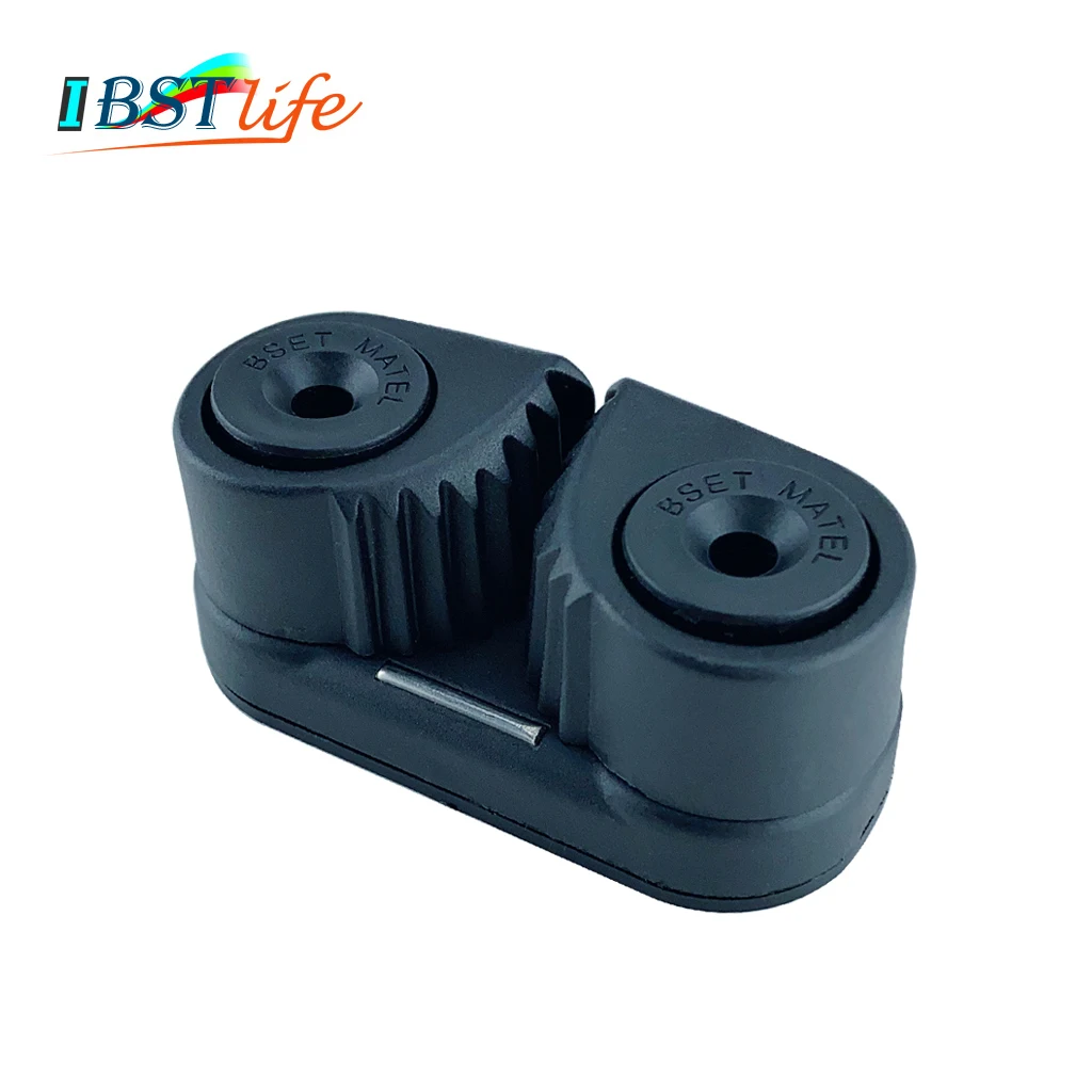 

Black Composite 2 Row Matic Ball Bearing Cam Cleat Pilates Equipment Marine Boat Fast Entry Rope Wire Fairlead Sailing Sailboat