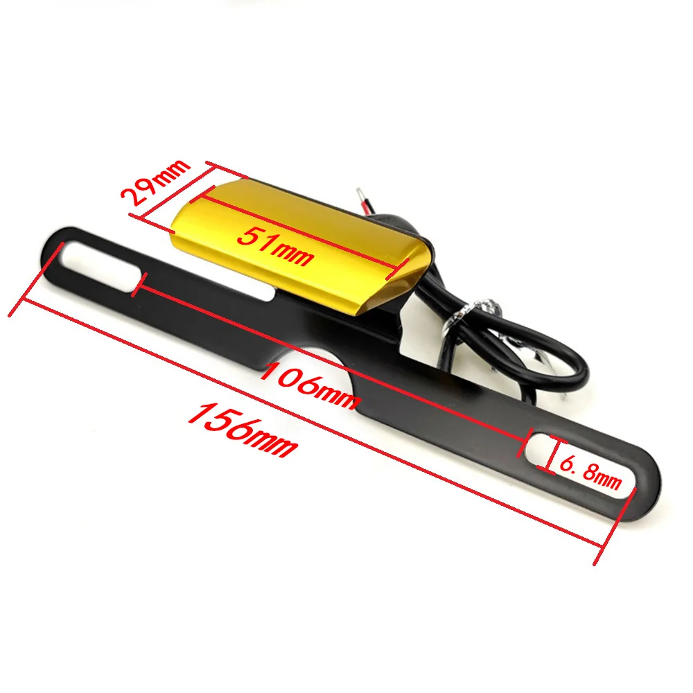 Универсальный аксессуары для мотоциклов лампы Кронштейн номерного знака