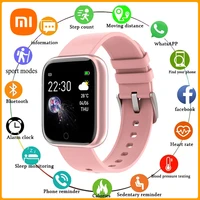 xiaomi sport smartwatch women men heart rate blood pressure fitness tracker kids smart clock for android ios smart watch
