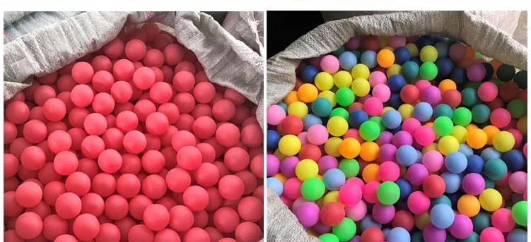 Бесшовный матовый цветной пластиковый мяч для тестирования воды 4