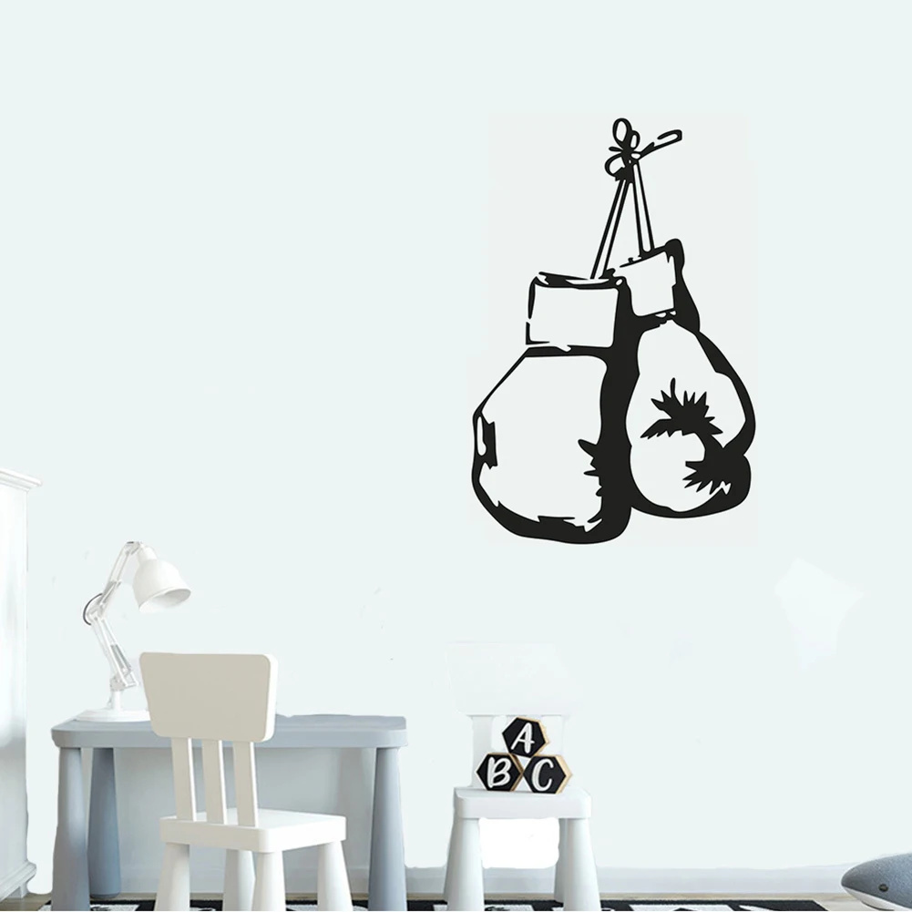 Художественная настенная наклейка боксерские перчатки Боевая битва переводная
