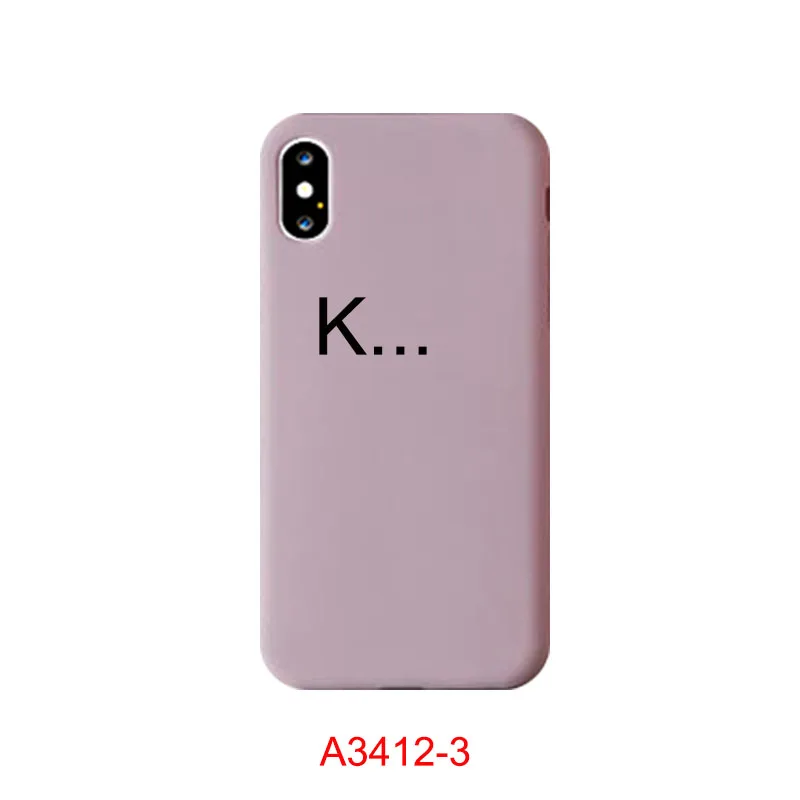 Модный чехол для телефона JAMULAR с буквенным принтом для iPhone X 11 Pro XS MAX X XR 7 6 6s 8 Plus, Матовая Мягкая задняя крышка из ТПУ с изображением кота, чехол