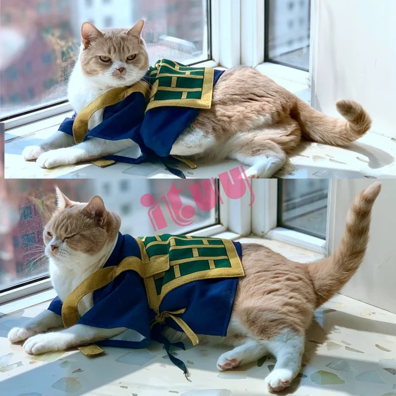 Одежда для домашних животных Аниме юютсу кайсен гето сугуру косплей одежда кошек