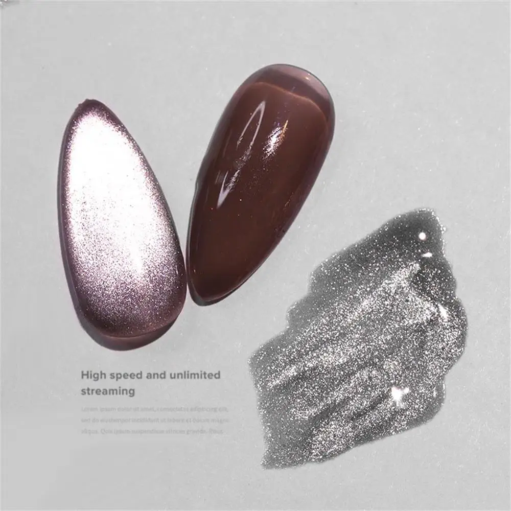 9D широкий Гель лак для ногтей с эффектом кошачий глаз нейл арта новые яркие био