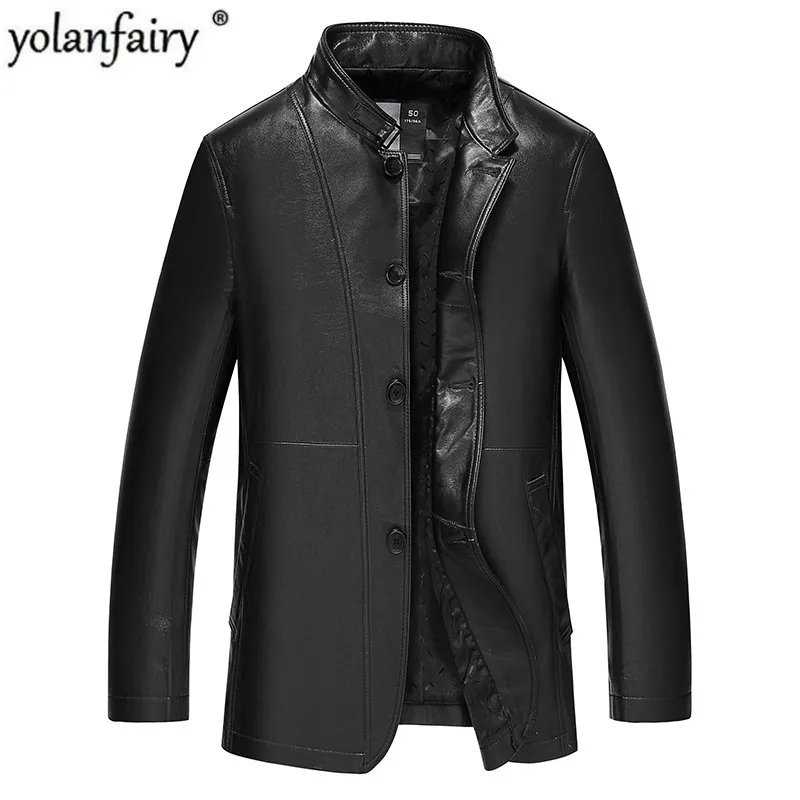 Мужская кожаная куртка весна осень 2020 мужская из натуральной овчины уличная