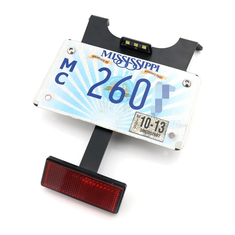 Для Suzuki GSXR1000 GSX-R 1000 K5 K7 2005-2008 Tail Tidy Fender Eliminator Kit номерной знак держатель Кронштейн черный 1 комплект