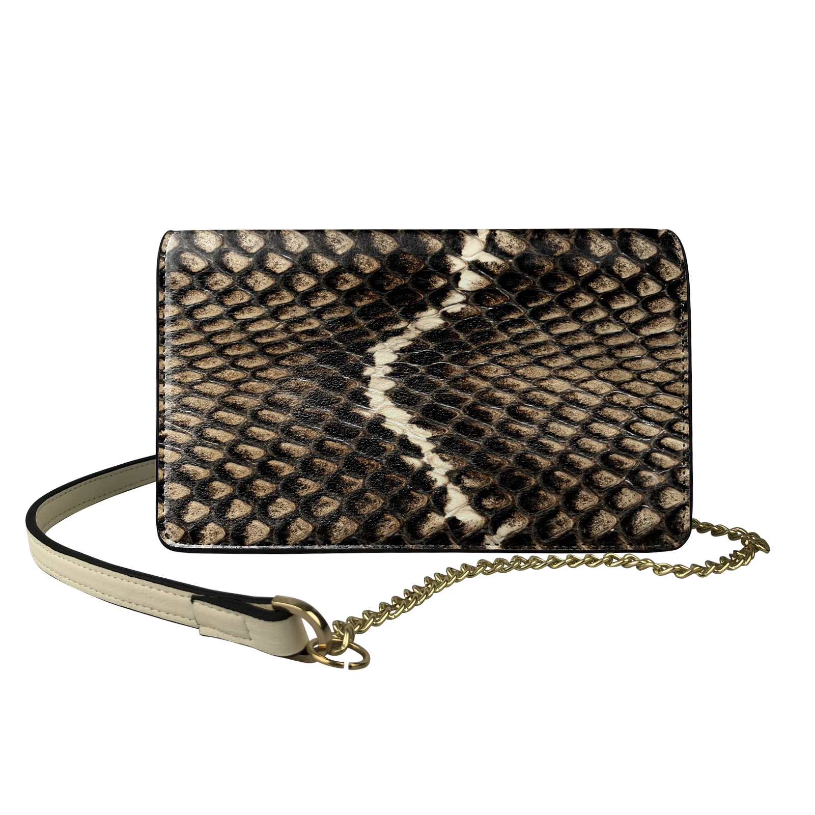 

HYCOOL 2021 Fashion Women Serpentine Evening-Bag Women Luxury Pu Leather Casual Crossbody Bag Lady Shoulder Chain Wallet Handbag