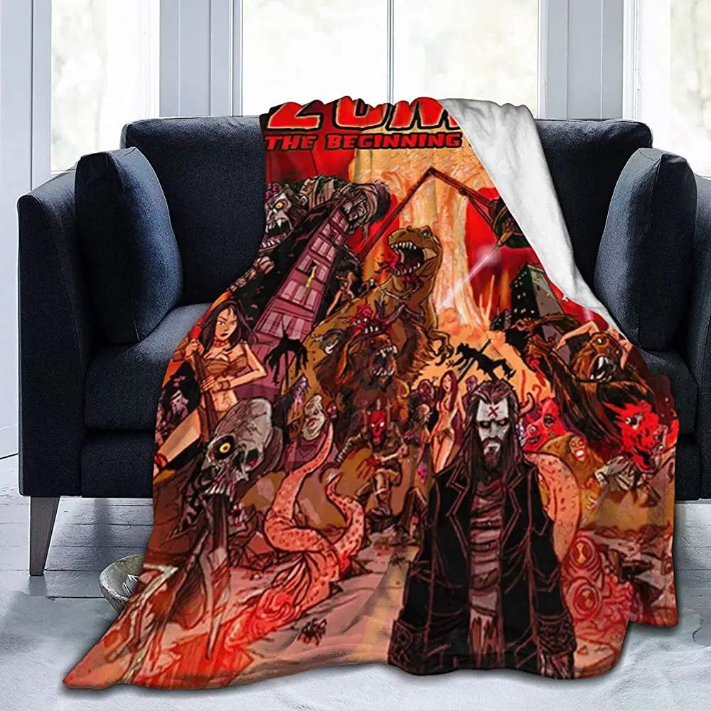

Одеяло Robb zombiie, Фланелевое ворсовое одеяло из микрофибры для охлаждающего дивана 50x40 дюймов