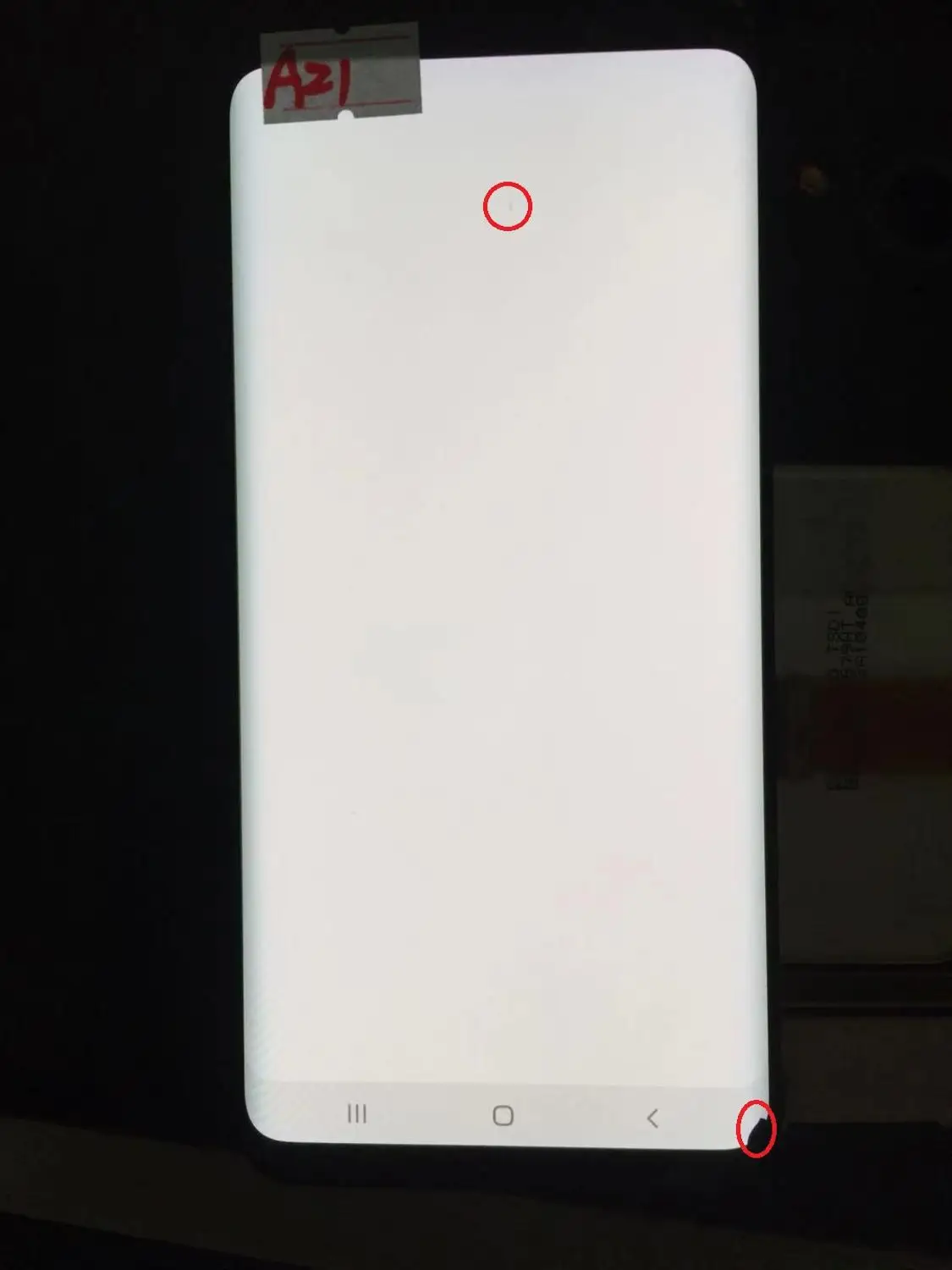 NO.A21 AMOLED Замена для SAMSUNG Galaxy S9 PLUS ЖК сенсорный экран дигитайзер без рамки G965 дисплей - Цвет: NO.A21