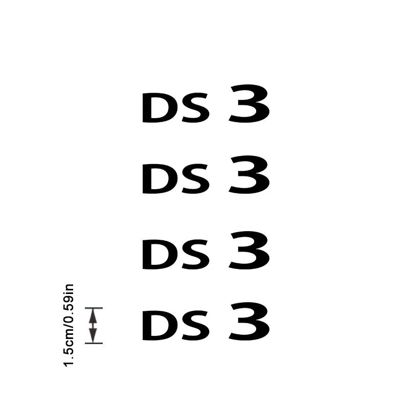 

4PCS Car Wheel Rim Stickers for Citroen DS3 Car Wheel Stickers Auto Accessories