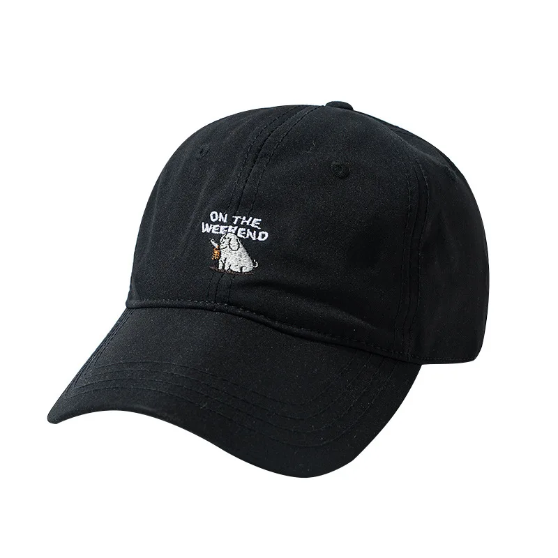 

Han edition cute elephant embroidery soft top hat female summer cap XueShengChao male street joker baseball cap