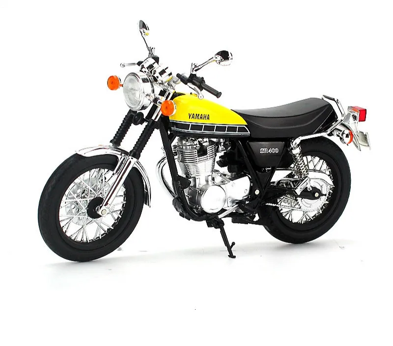 1:12 Sr 400 500 мотоцикл Сплав ABS локомотив детские игрушки коллекция дисплей мебель