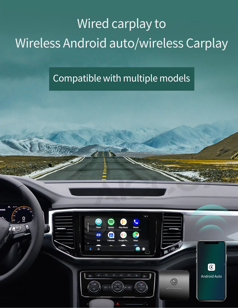 USB беспроводной Carplay Android Авто Bluetooth адаптер/ключ для 6 2/7