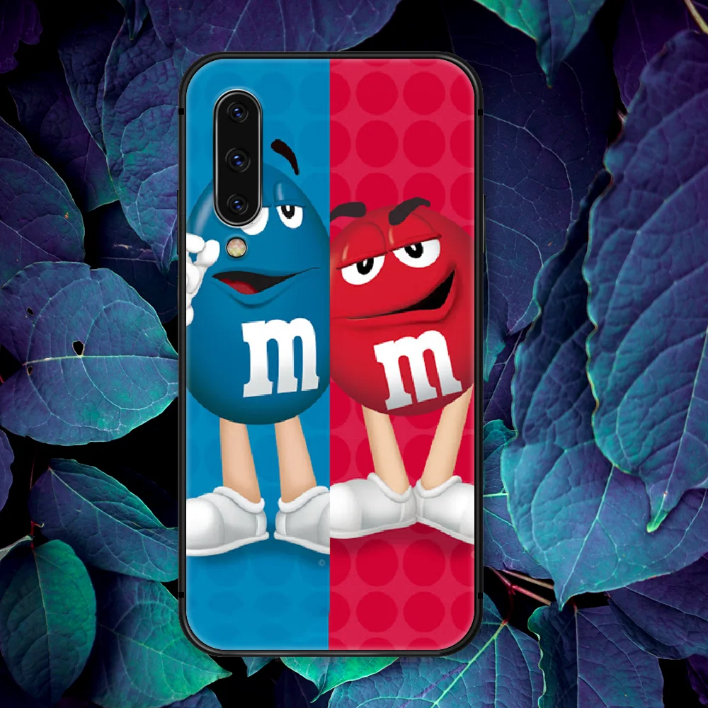 

M&M's Chocolate Candy Phone Case For Samsung Galaxy A 3 5 7 8 10 20 20E 21S 30 30S 40 50 51 70 71 black Funda Luxury Shell