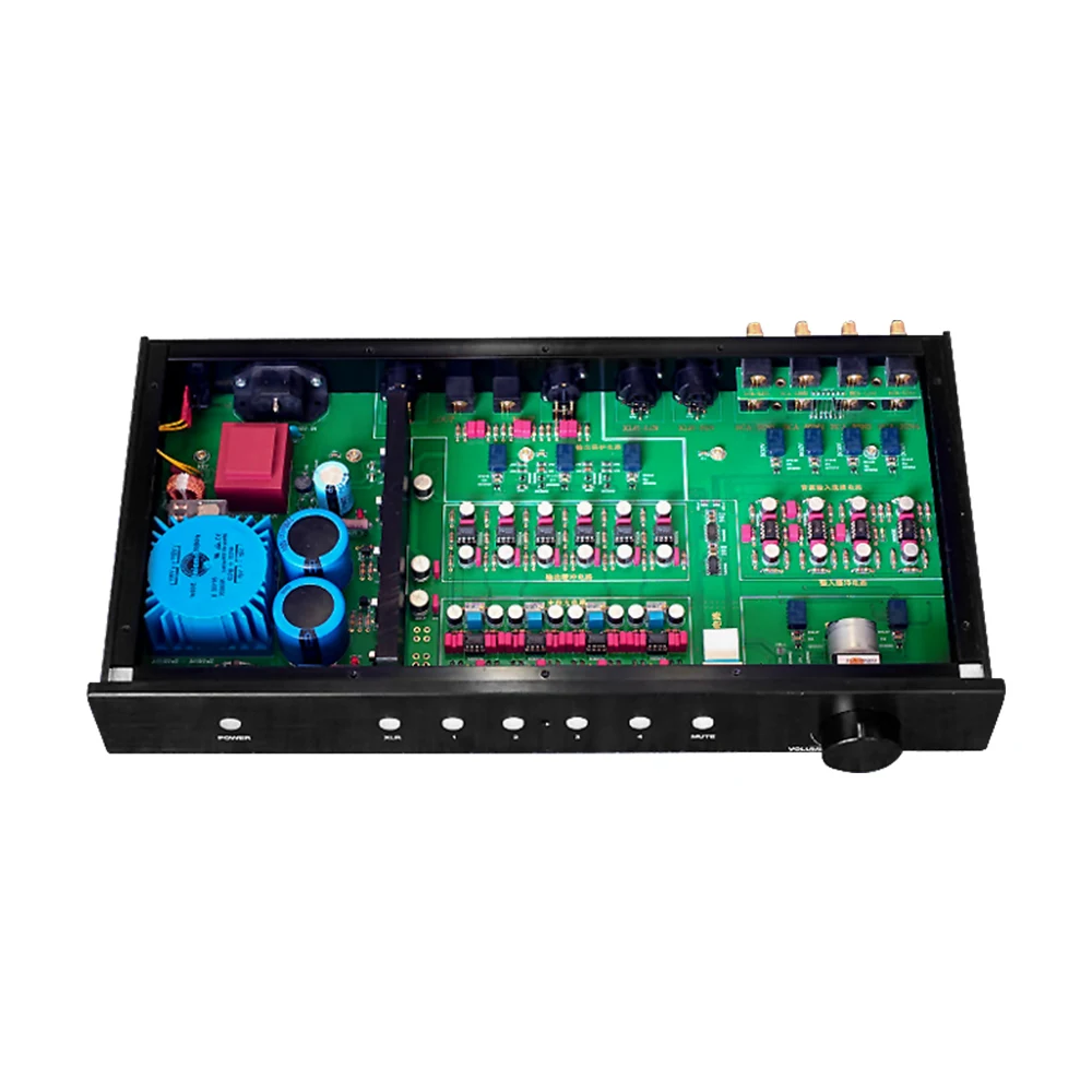 Полноразмерный предусилитель AIYIMA XLR/RCA предварительный усилитель звука с
