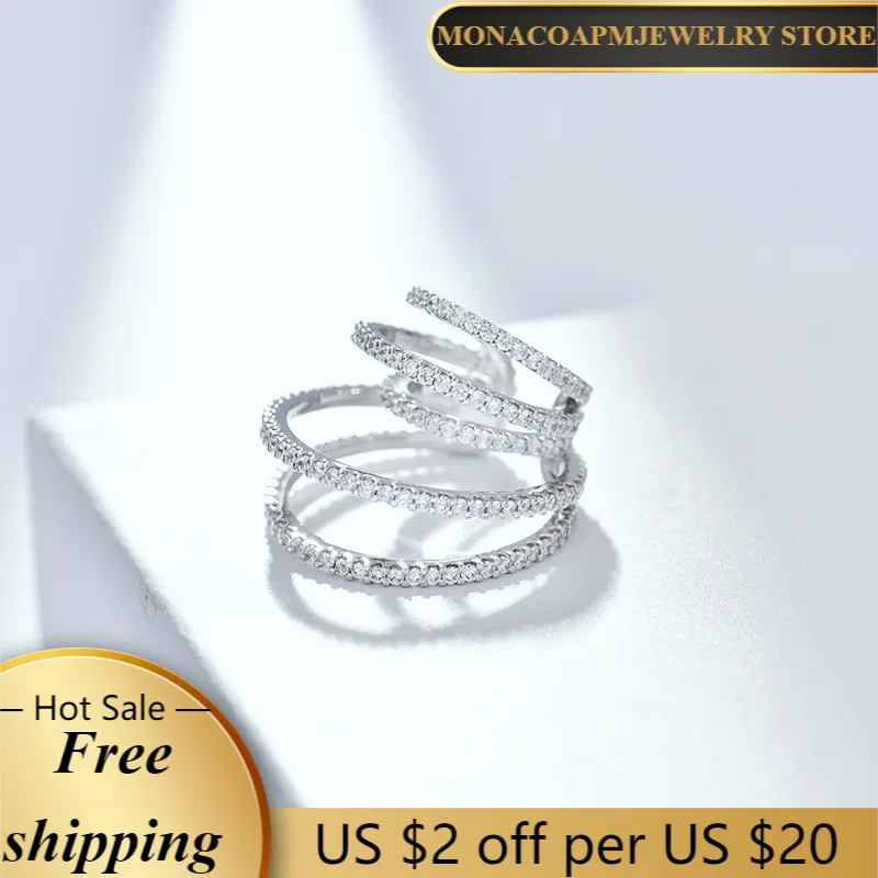 

Женские серьги-кольца из серебра 925 пробы, с прорезями