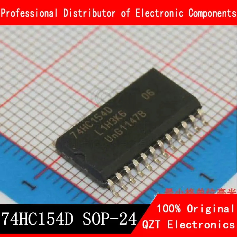 10 шт. 74HC154D SOP24 74HC154 SOP SMD новая и оригинальная интегральная схема|Полупроводники| |