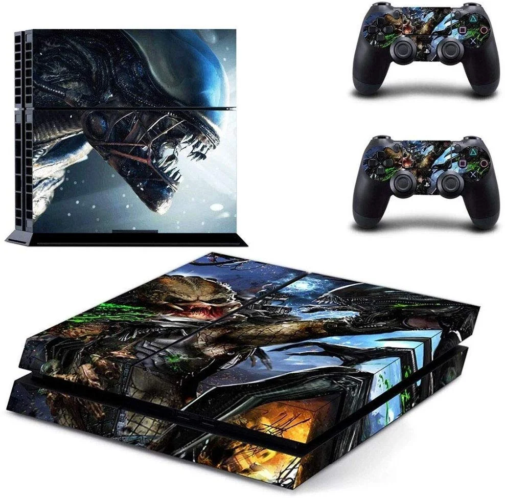 Alien vs. Predator PS4 Vinly Skin PS 4 стикер Play station s Pegatinas для консоли playstation и 2 контроллера |