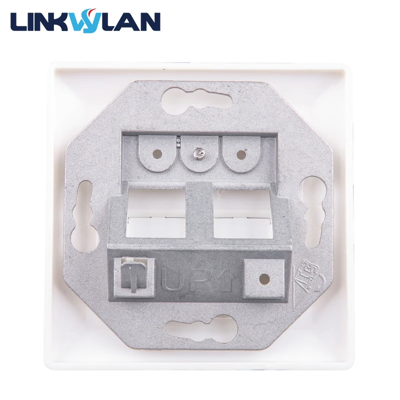 Двойной порт 80x80 мм 2 панель с портом и настенной панелью европейский стиль для RJ11